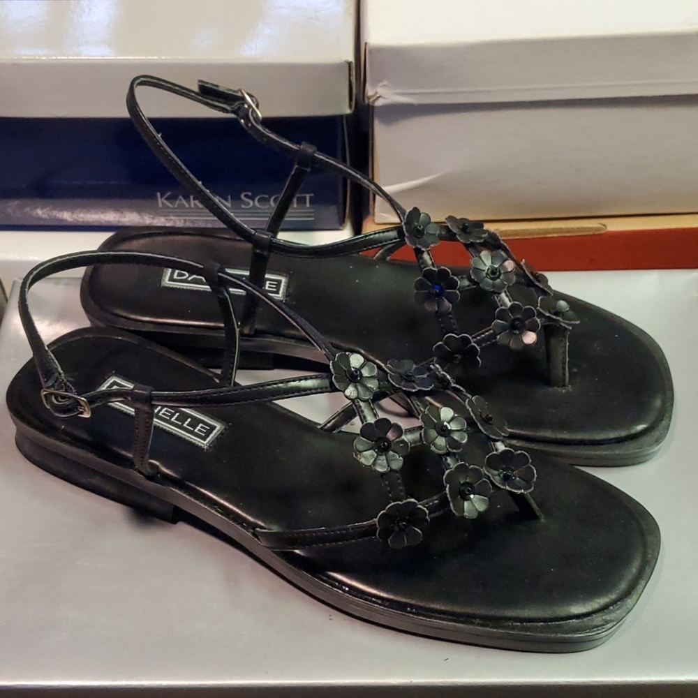 Danelle Essence Strappy Floral Sandals